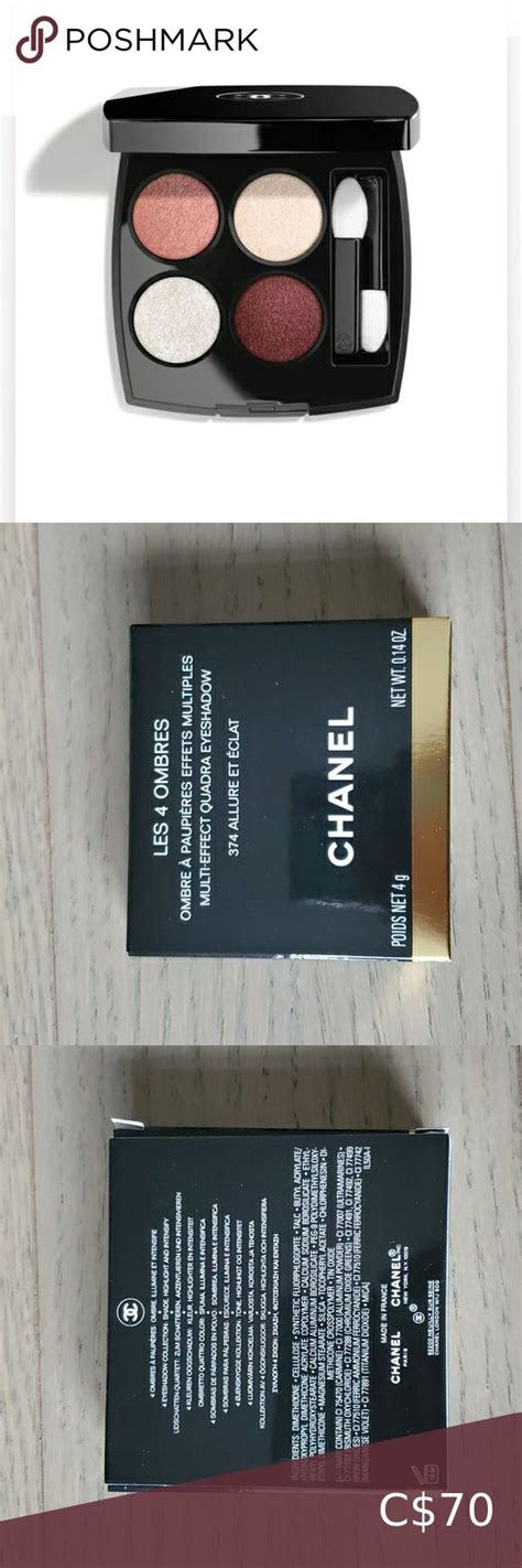 chanel 374 eyeshadow|chanel les 4 ombres 394.